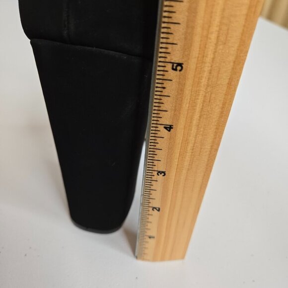 Steve Madden Entourage Black Ankle Strap Dress Block Heel Sandal Shoes Sz 9.5 - Picture 7 of 12